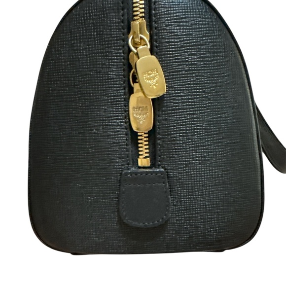 MCM Black Mini Boston Bag - Picture 4 of 5